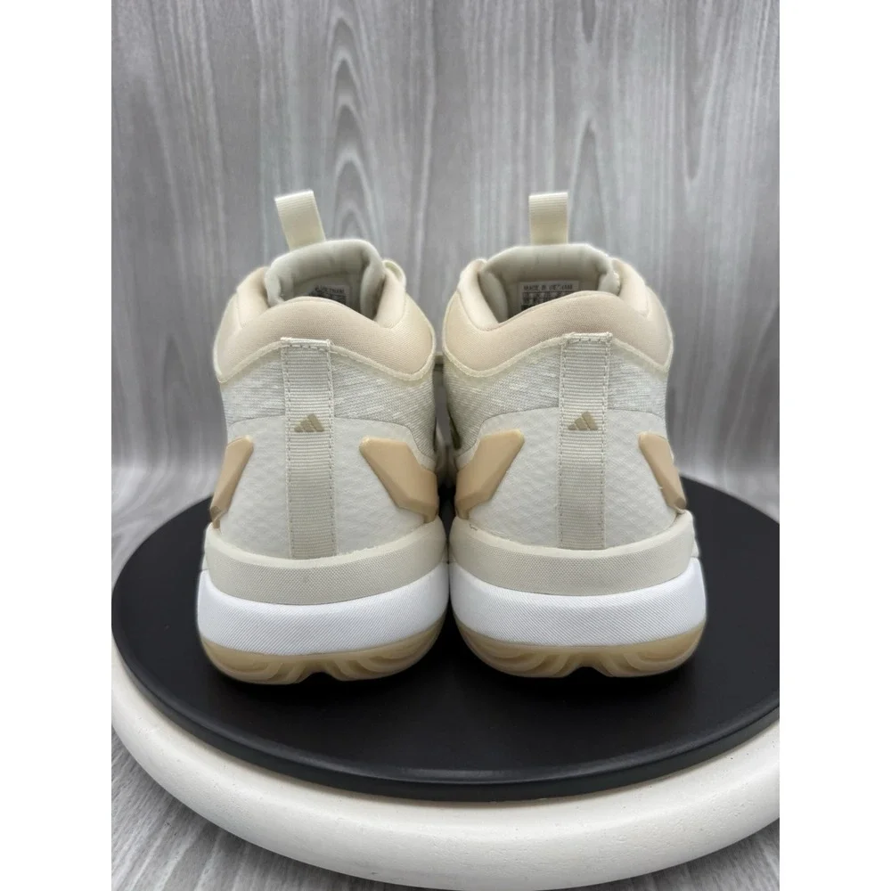 Adidas Crazyflight 6 Mid Womens 10 Indoor Volleyball Off White Gold Shoes HQ4686